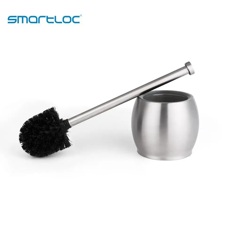 Фото Подставка smartloc из нержавеющей стали, держатели для туалетных щеток, чистящие инструменты, аксессуары для унитаза, оборудование для ванной комнаты, очиститель для ванной комнаты №3