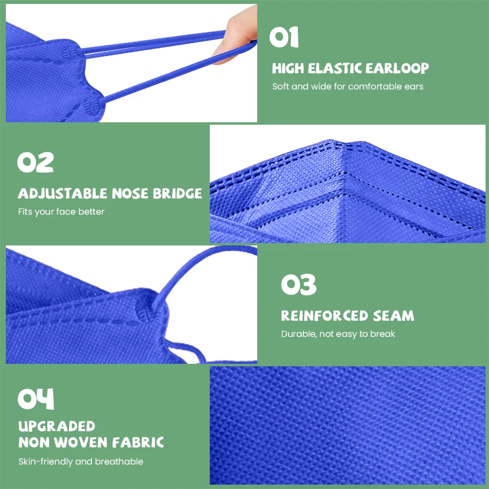 Elough цветные маски FFP2 дети Рыба Детские KN95 CE FPP2 Homologada Infantil FFP2mask детская маска для