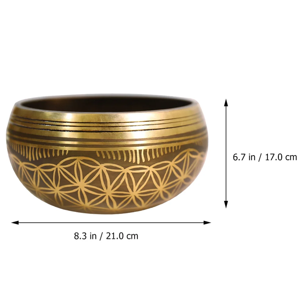 

1 Set Singing Bowl Therapy Bowl Copper Singing Bowl Meditation Tool