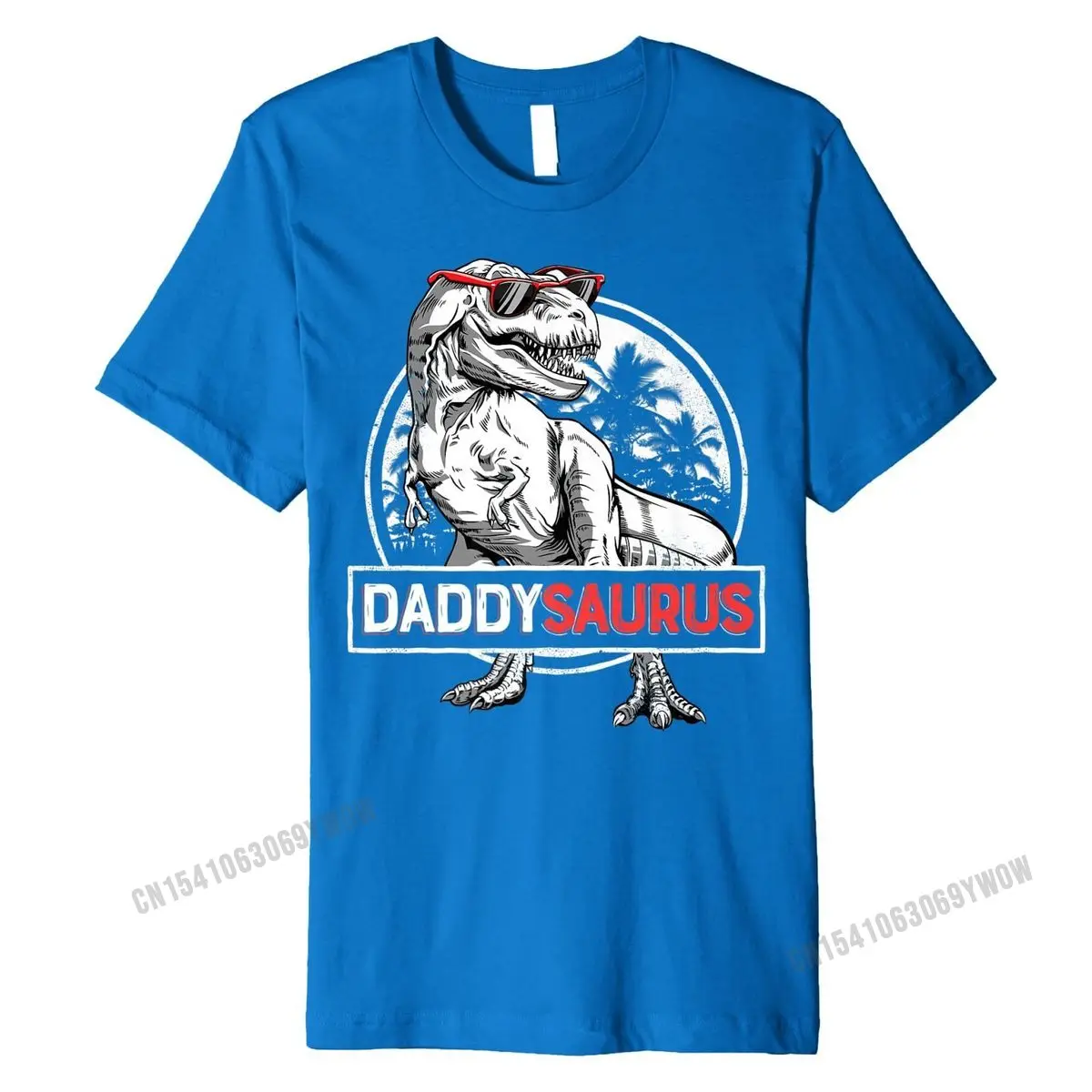 Футболка Daddysaurus подарки на день отца мужские Модные топы заказ хлопковые