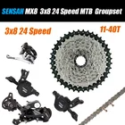 SENSAH MX8 MTB велосипед 3x8 24 скорости 11-40T кассета переключатели свободного колеса комплект групповой набор