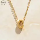 SOMMAR новая распродажа Позолоченные кулоны A B C для женщин 26 букв Макси ожерелье обручальные ювелирные изделия аксессуары