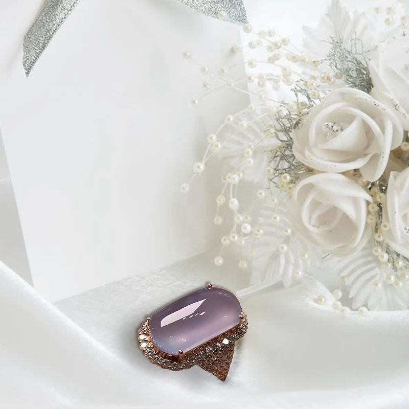 Прямоугольное фиолетовое кольцо Taro для женщин маленькие циркониевые кольца |