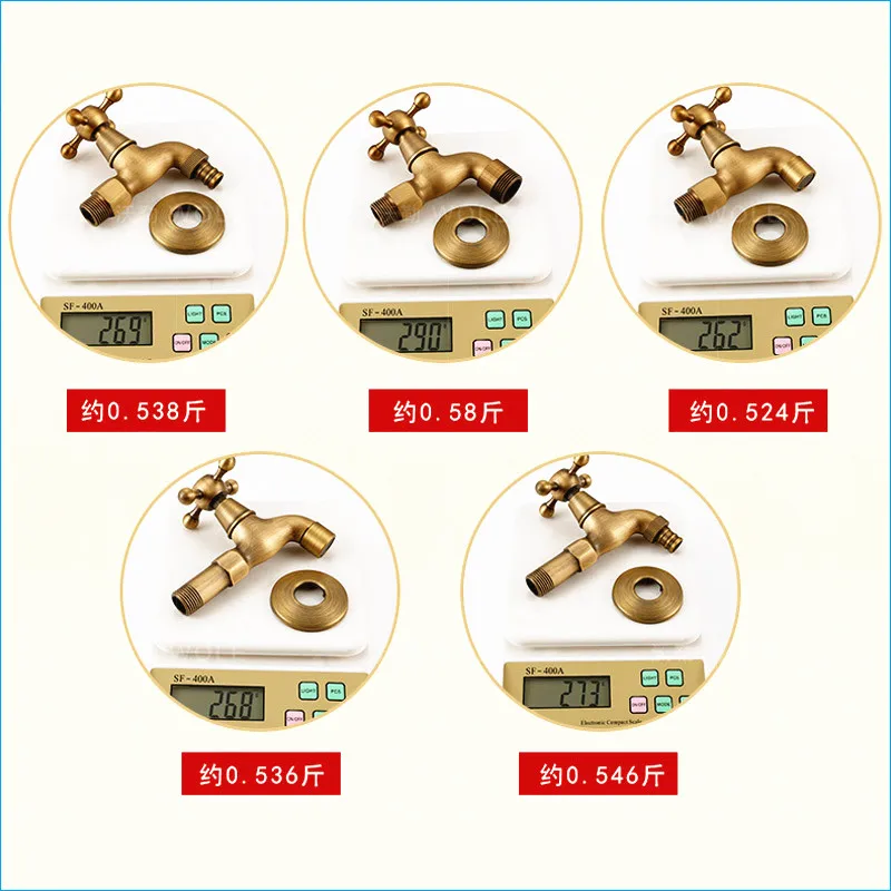 Античный латунный кран для стиральной машины медный бассейна в стиле ретро J15547 |