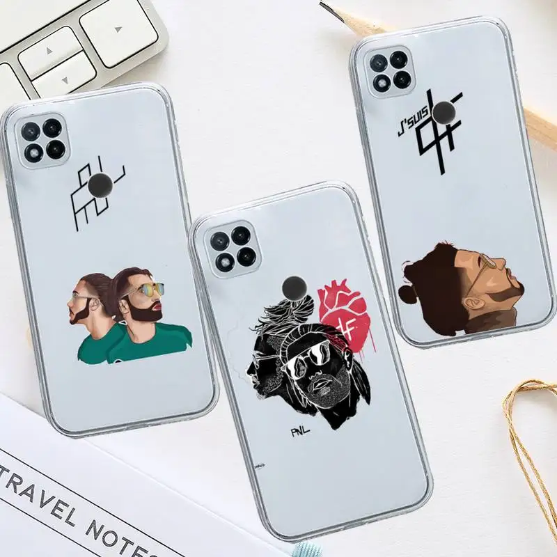 

PNL QLF Rapper Phone Case Transparent for Xiaomi redmi note 8 9 10 11 t lite pro ultra mix 4