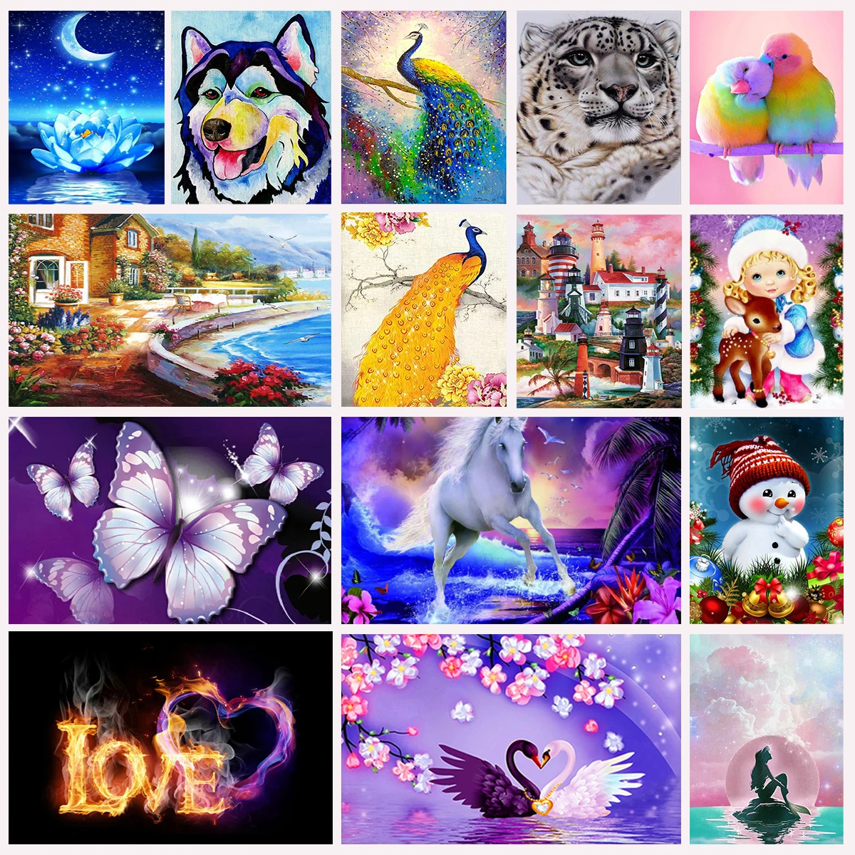 

Алмазная 5D картина «сделай сам», Круглые узоры разных видов, наборы для вышивки крестиком, полная вышивка, мозаика, искусство, картина страз...