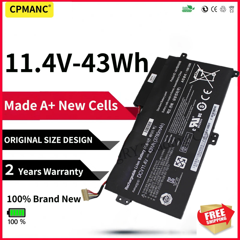 11 4 V 43WH Новая батарея для ноутбука SAMSUNG 5 серии 510R NP470 NP470R5E|Аккумуляторы ноутбуков| |
