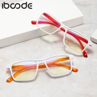 iboode men women reading glasses magnification presbyopic eyeglasses square frame spectaacle unisex eyewear diopter 1 0 to 3 5
