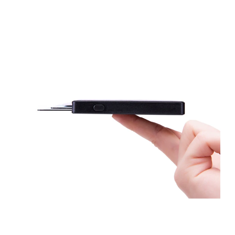 Новый мужской тонкий кошелек умный автоматический выдвижной держатель для карт