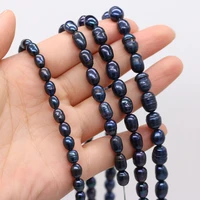 aa high quality natural freshwater pearl rice shaped loose beads for jewelry making diy bracelet earring necklace accessory
