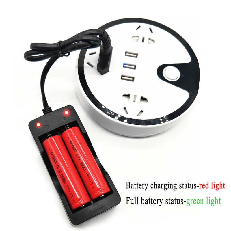 18650 Батарея Зарядное устройство US/штепсельная вилка европейского стандарта 2