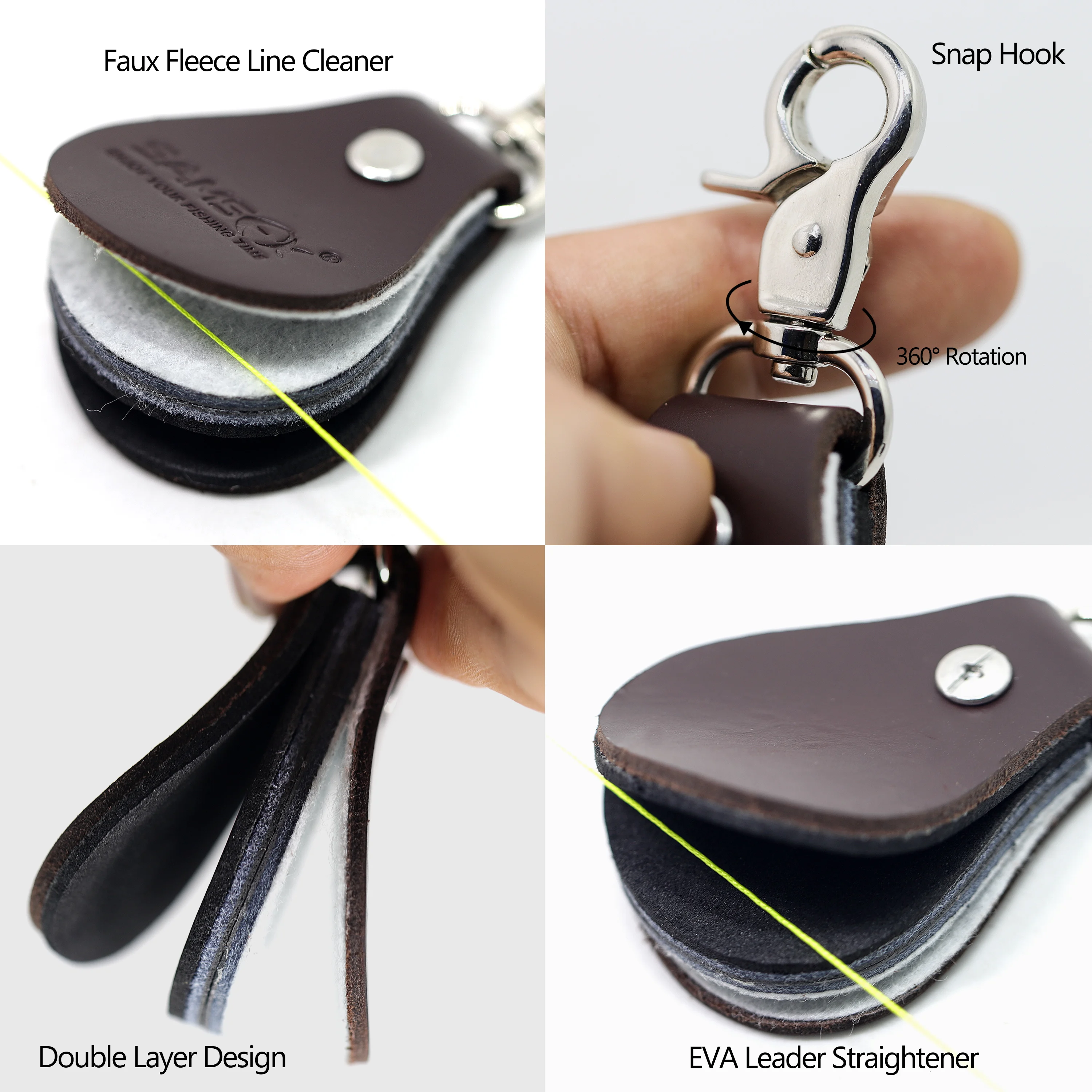 SAMSFX рыболовные инструменты для ловли нахлыстом выпрямитель кожаных лидеров