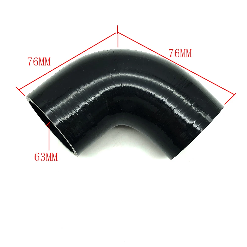 2 5/63 мм 90 градусов фотоэлемент соединения шланг черный|Воздухозаборники| |