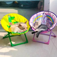 50cm cat chair dog in the sunshine oxford cloth small dog furniture leisure chair folding pet pad