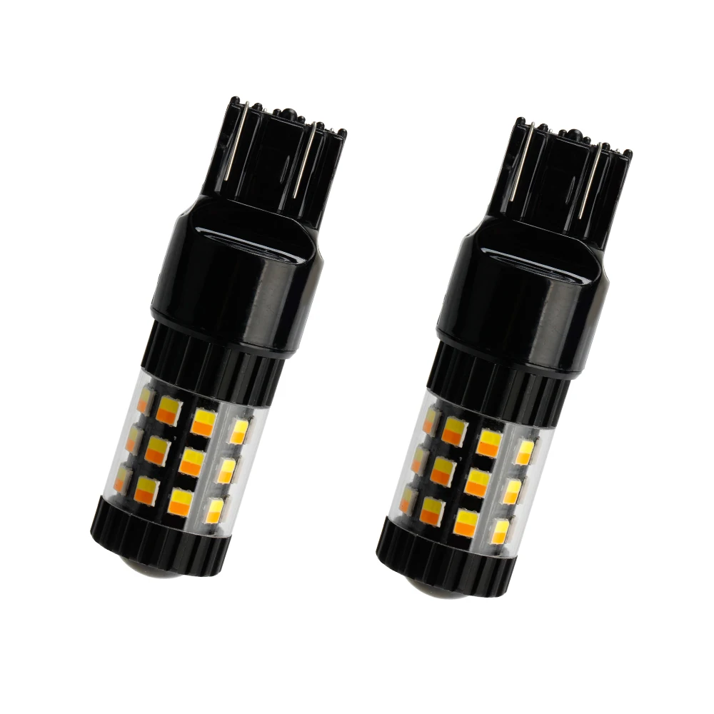 OKEEN 1 шт. двухцветные T20 7443 W21/5 Вт 36SMD светодиодсветодиодный Canbus автомобильные