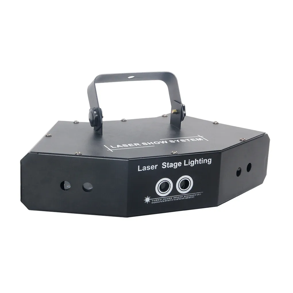 AUCD 6 Глаз DMX RGB 24 Gobos лазерное сценическое освещение праздничный DJ диско