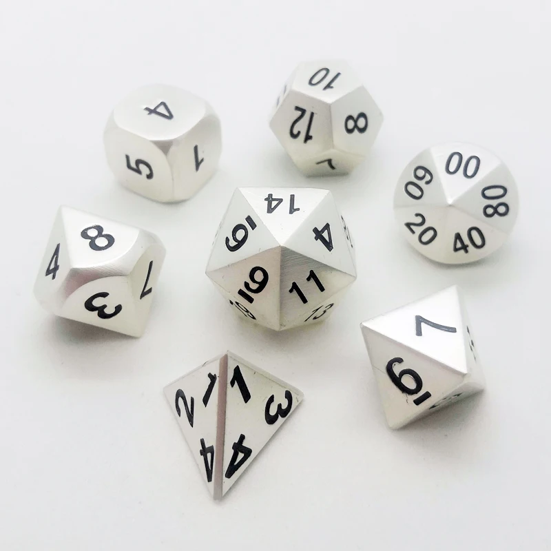 DND role-playing Game dice MTG Pathfinder board game metal D4-D20 polyhedral set | Спорт и развлечения