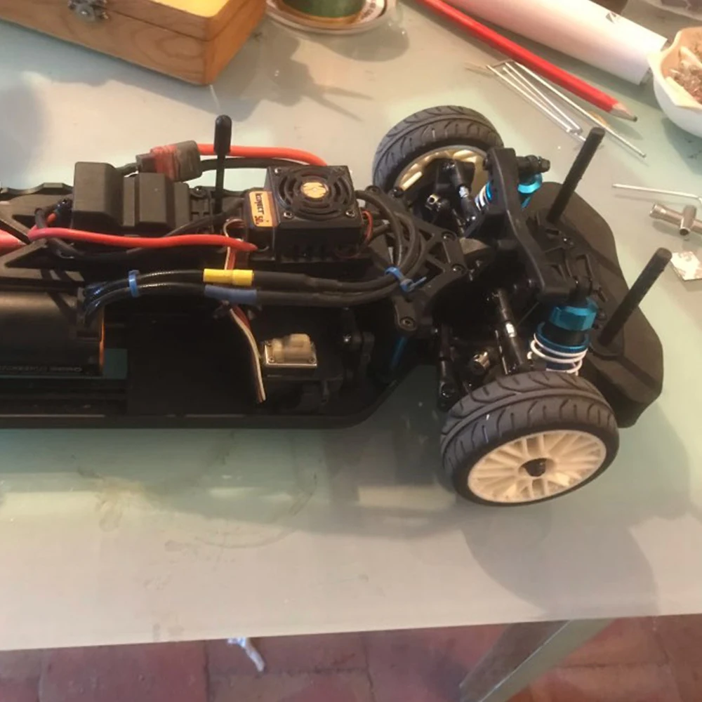 Гоночный TC10 Non RTR С колесными шинами 1/10 4WD туристический автомобиль на дороге рама