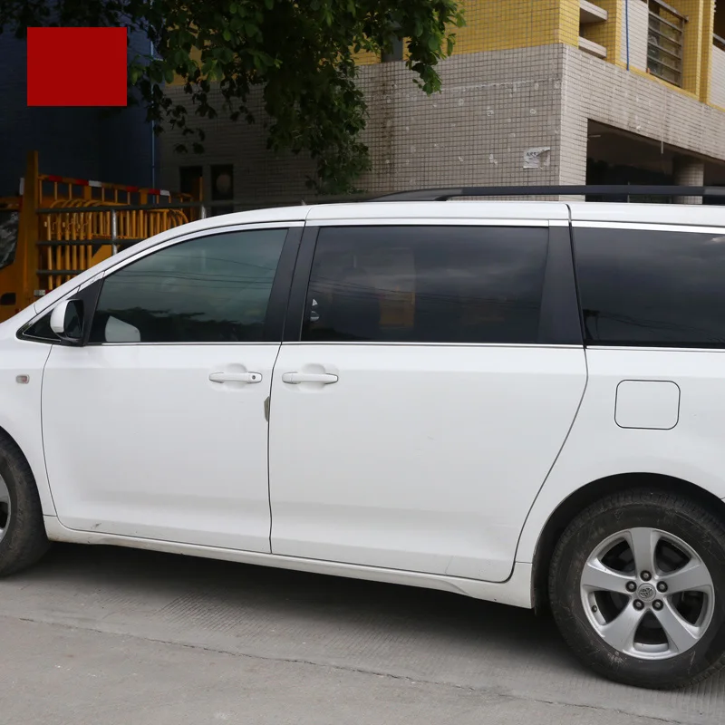 Lsrtw2017 304 нержавеющая сталь автомобильные окна для toyota sienna 2011 2012 2014 2015 2016 2017 2018 2019 xl30