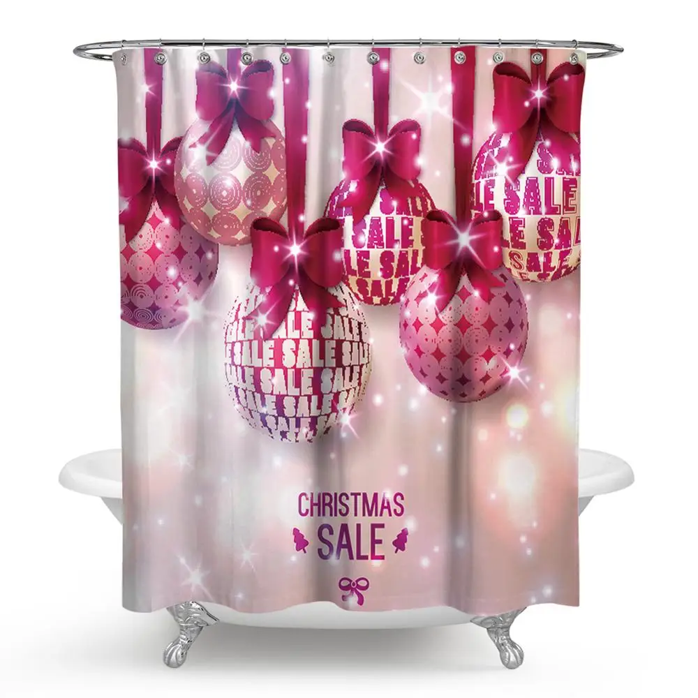 Рождественские аксессуары для ванной Рождественский красный шар пятизвездочный