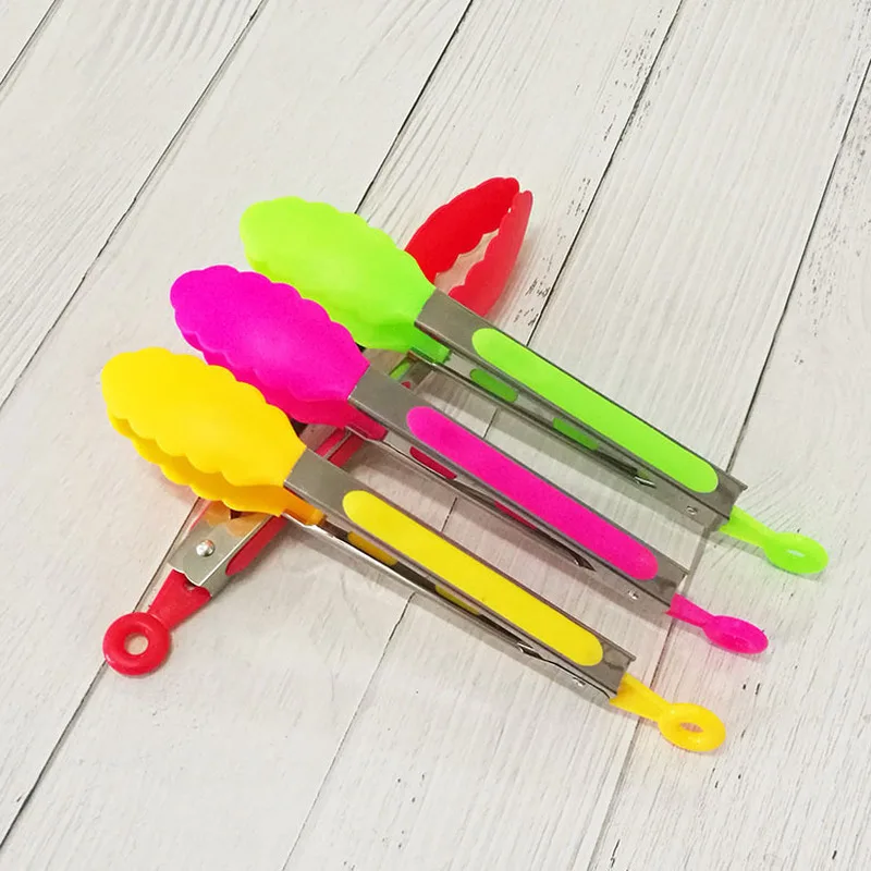 3 шт. Нержавеющая сталь Кухня щипцы для барбекю зажим Еда пицца хлеб десерт