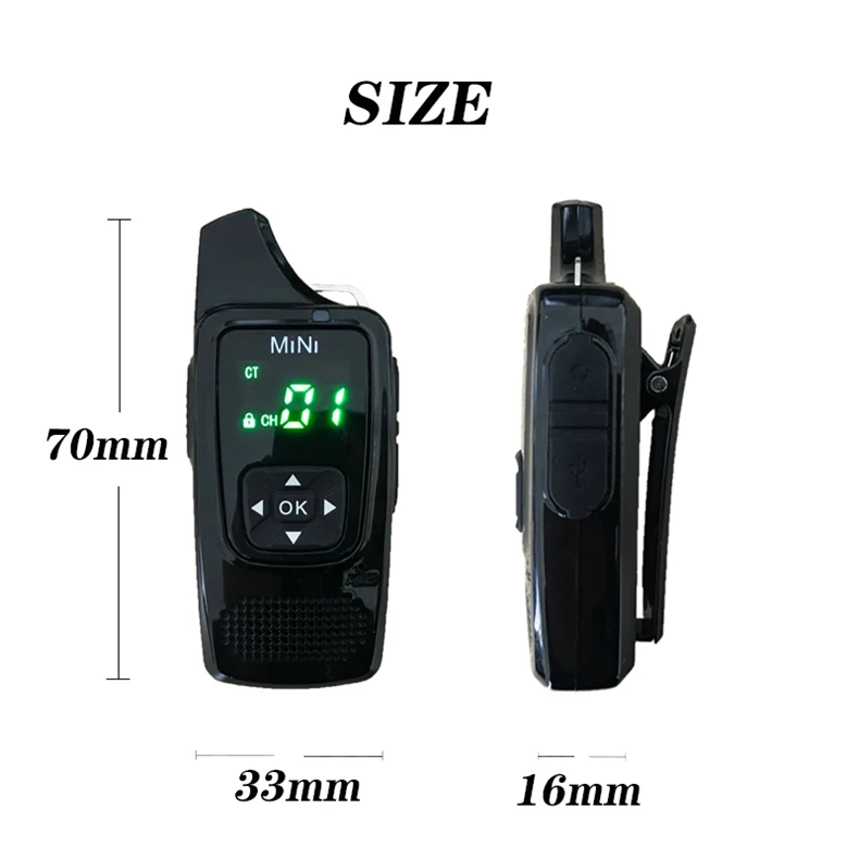 HF 3A мини рации UHF 400-470mhz VOX радиостанция HF трансивер микро радио коммуникатор рация с наушником