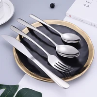 stainless steel knife fork and spoon 24 piece set of exquisite portuguese western tableware set steak knife and fork multicolor