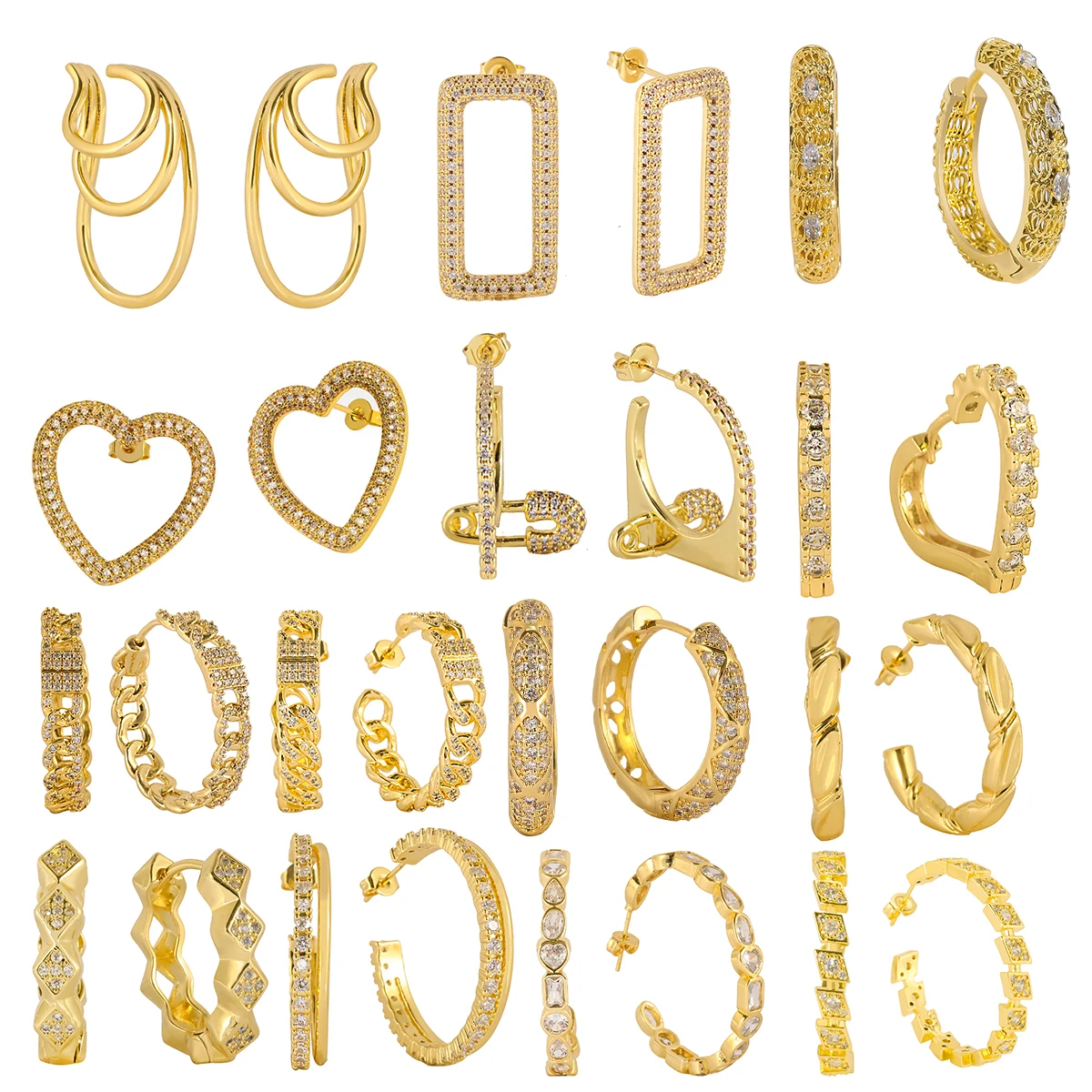 

Новое поступление 2021, акриловые серьги с микрозакрепкой из циркона, Женские Ювелирные изделия, Геометрическая брошь в виде серёг, очаровате...