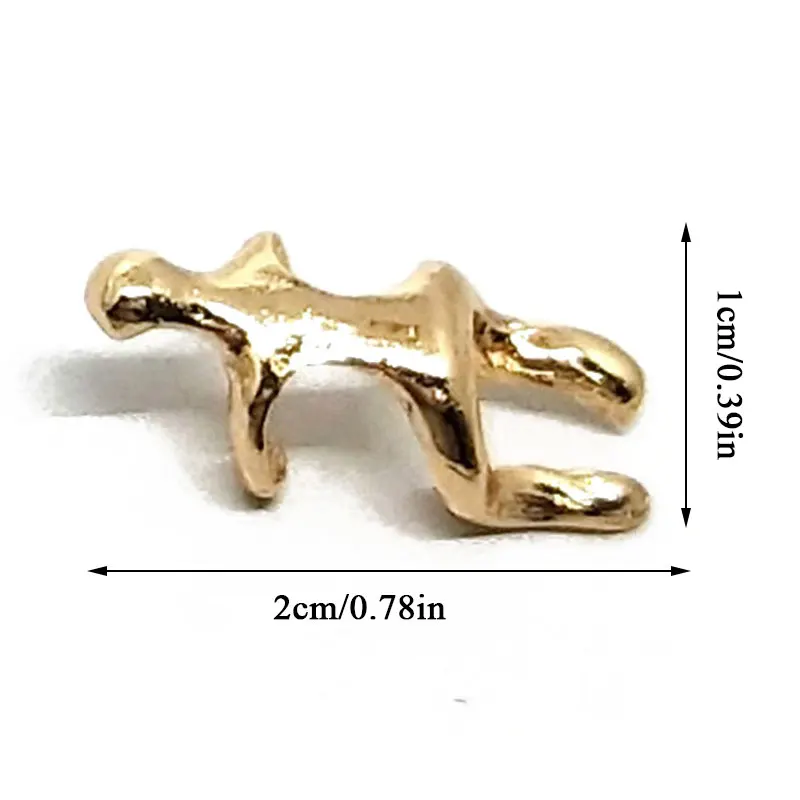 

Alloy Vintage Personality Ornaments Climber Helix Ear Clip No Pierced Punk High Quality Retro Ear Bone Clip Cartilage Earrings