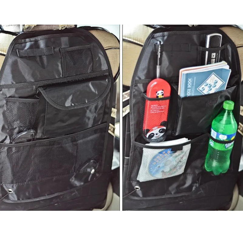 

Universal Waterproof Car Back Seat Organizer Storage Bag Multi Pocket Hanging Pouch Assorted 58cmx38cm Auto Accessories