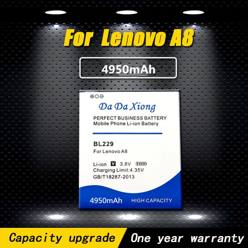 Новый высококачественный аккумулятор BL229 BL 4950 229 мАч для телефона Lenovo A8 A808T