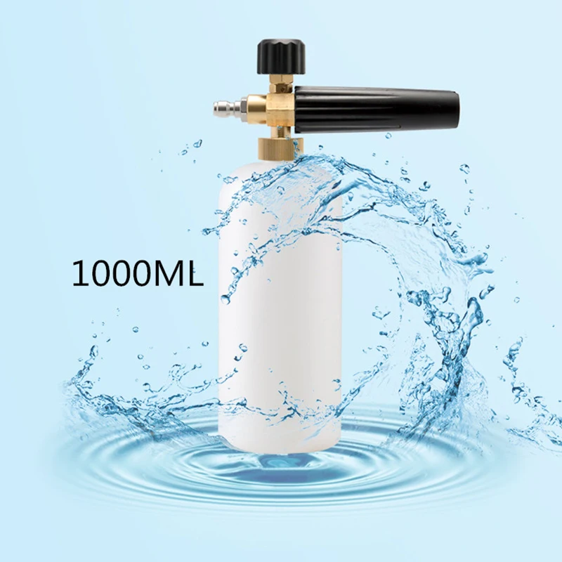 

1L Car Soap Foam Generator High Pressure Washer Adjustable Sprayer Nozzle Lance For Karcher K2 K3 K4 K5 K6 K7 Car Accessories