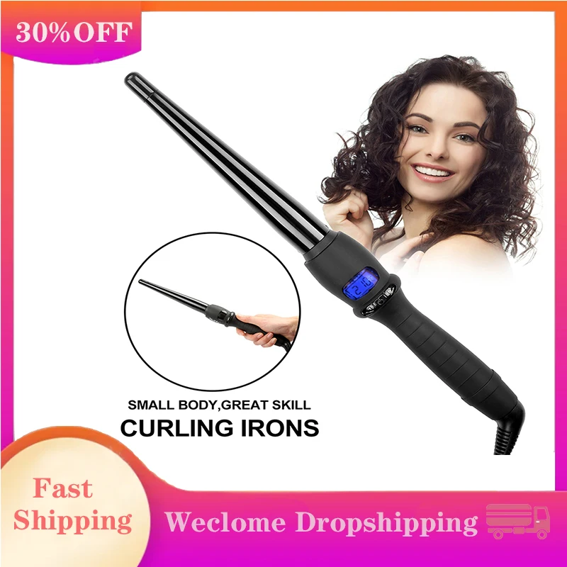 

Hair Waves Curling Iron Digital Aofeilei Professional Perfect Hair Curler Roller Wand Clara Hair Stylist Hair Curlers Spiral