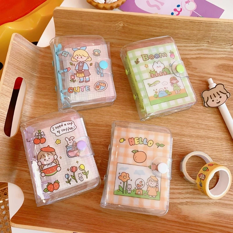 

Kawaii Cartoon 3 Hole Loose Leaf Notebook Binder Planner Diary Journal Agenda Stationary School Supplies