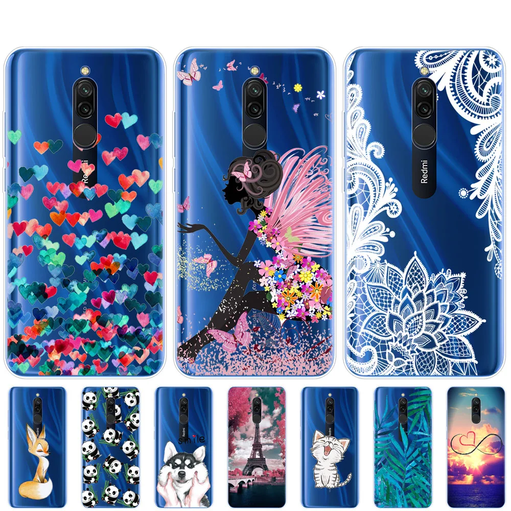 Силиконовый чехол DENZ BRO с принтом для Xiaomi Redmi 8|Бамперы| |