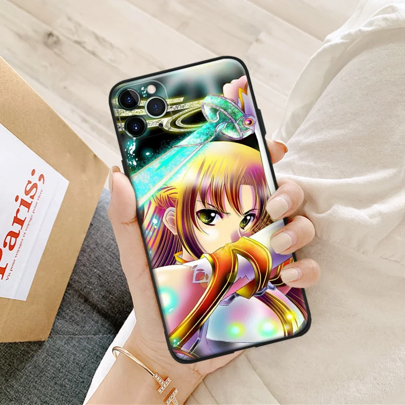 asuna sword art online anime for iphone se 6 6s 7 8 plus x xr xs 11 pro max soft silicone phone case cover shell free global shipping