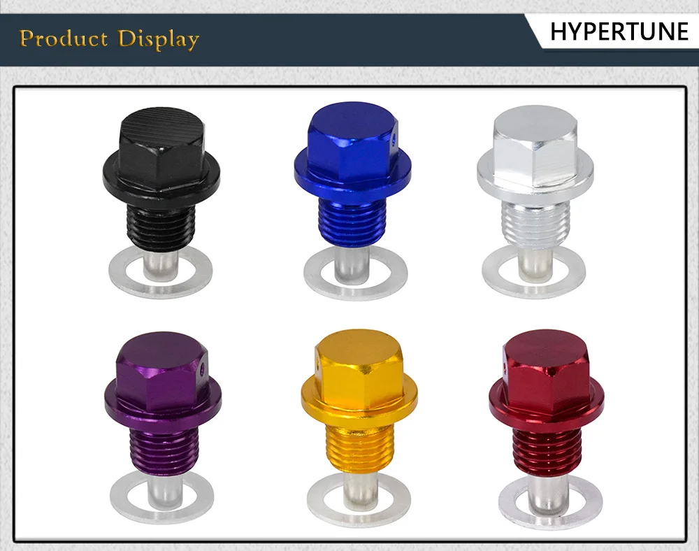 Hypertune-M12* 1,25 M12* 1,5 M14* 1,5 Магнитный моторный масляный поддон сливной фильтр адсорбционный заглушка болт HT-ODP12125/ODP1415/DOP1215