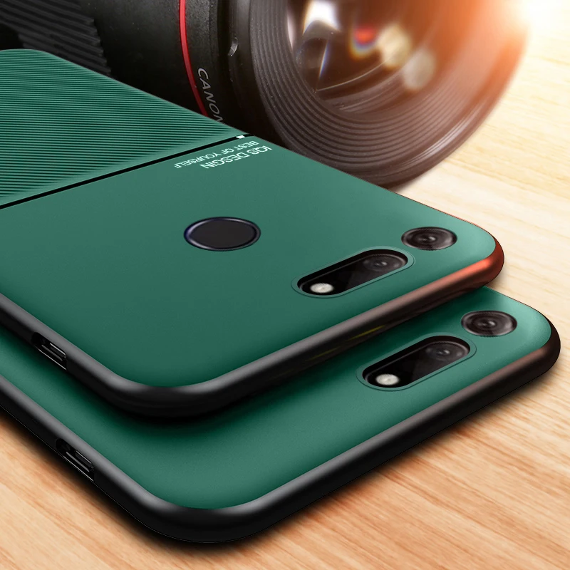 Роскошный Магнитный силиконовый автомобильный держатель чехол для huawei honor 9x premium