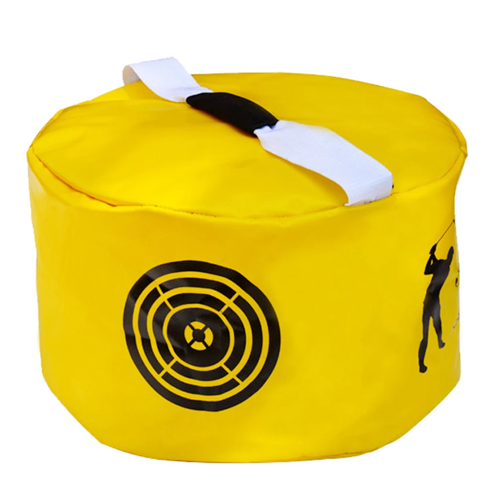 

Golf Smash Bag Waterproof Golf Swing Training Hitting Bag Golf Power Smash Training Tool For Golfer Practicing Greenhand Yellow