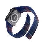 Ремешок для часов Apple Watch 6 iwatch 5 40 мм, кожаный браслет с двойной магнитной застежкой для Apple Series 1 2 3