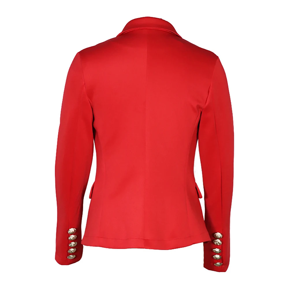 

Women Blazer Spring Autumn Solid Color Slim Coat Suit Jacket Double-breasted Business Formal Blazer Lady Office Work Clothes