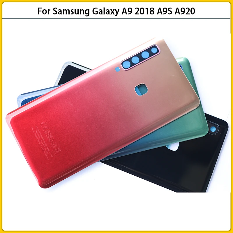 10 шт в упаковке новая A920 задний корпус чехол для Samsung Galaxy A9 2018 A9S A920F A9200 Крышка