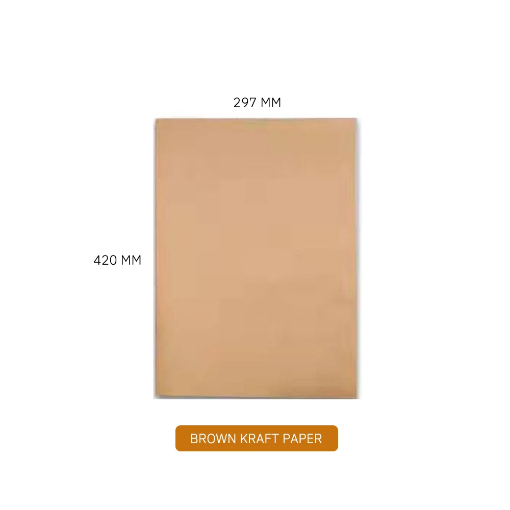 Подарочная коробка из крафт-бумаги и упаковочная бумага для цветов размер А3 20 шт.