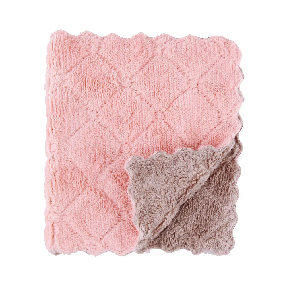 8pcs Home Super Absorbent Microfiber Towels Kitchen Thicker Wipe Dish Cloth for Cleaning Table Tableware Clean Towel | Дом и сад