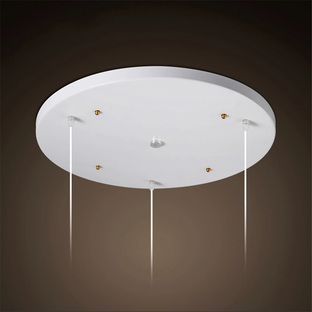 Потолочная пластина черный/белый железный подвесной светильник основа DIY 3