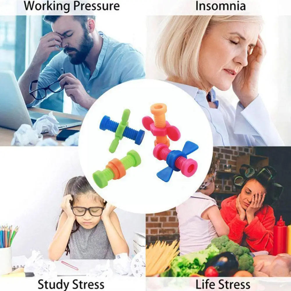 

4 шт. игрушечный раздражающий карандаш, Лучшая шляпа, Спиннер, пластиковые милые инструменты, антистрессовые игрушки для взрослых, декомпре...