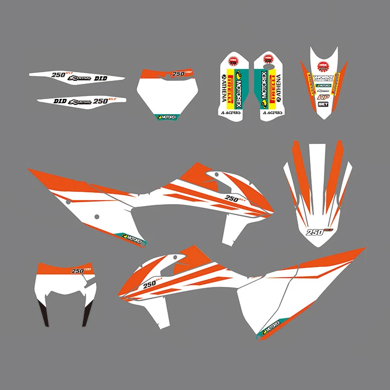 

Decal For KTM SX SX-F EXC XC XC-F 2019 2020 Customized Motorcycle Sticker Waterproof Decals For KTM SXF XCF 125 150 250 350 450