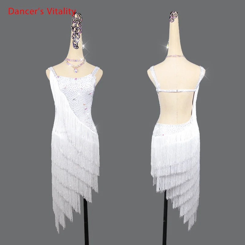 Женский костюм для латиноамериканских танцев сексуальное платье взрослых