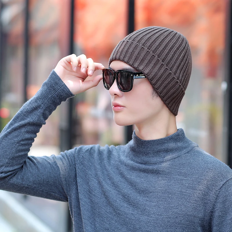 Lovingsha бренд полосатый дизайн теплые Шапки для мужские шапки Для женщин