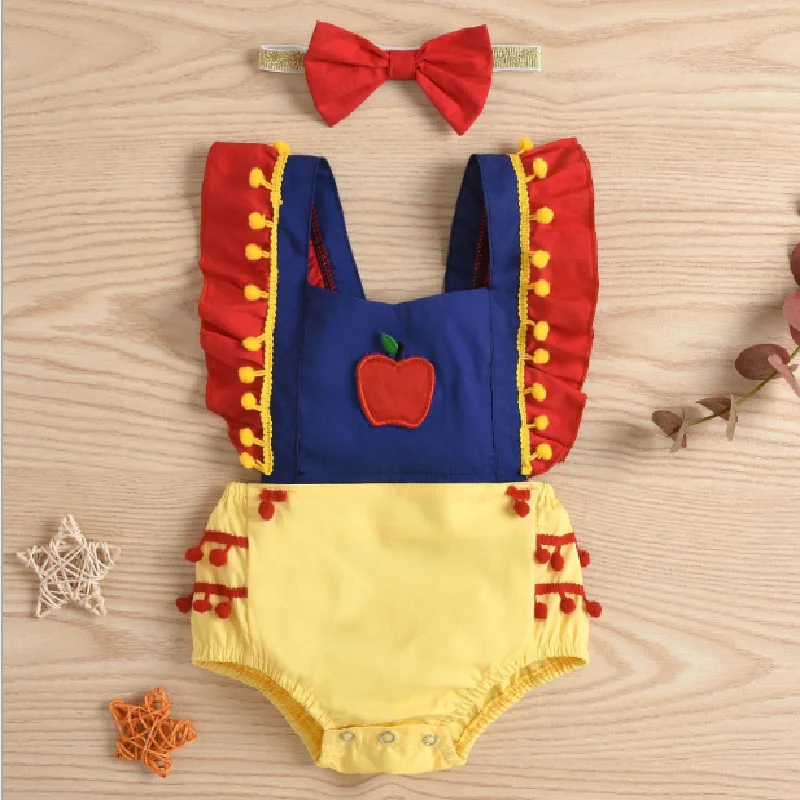 

2Pcs/Set Newborn Baby Photography Prop Outfits Dropshipping Summer Clothes Coated+Headbland Infant Clothing Sets 0-18 Months